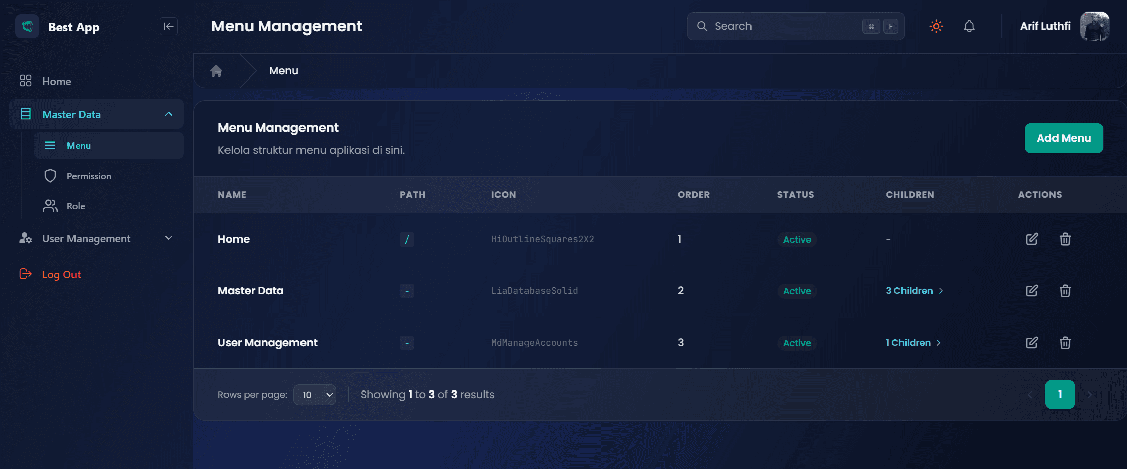 Best APP - Admin Dashboard